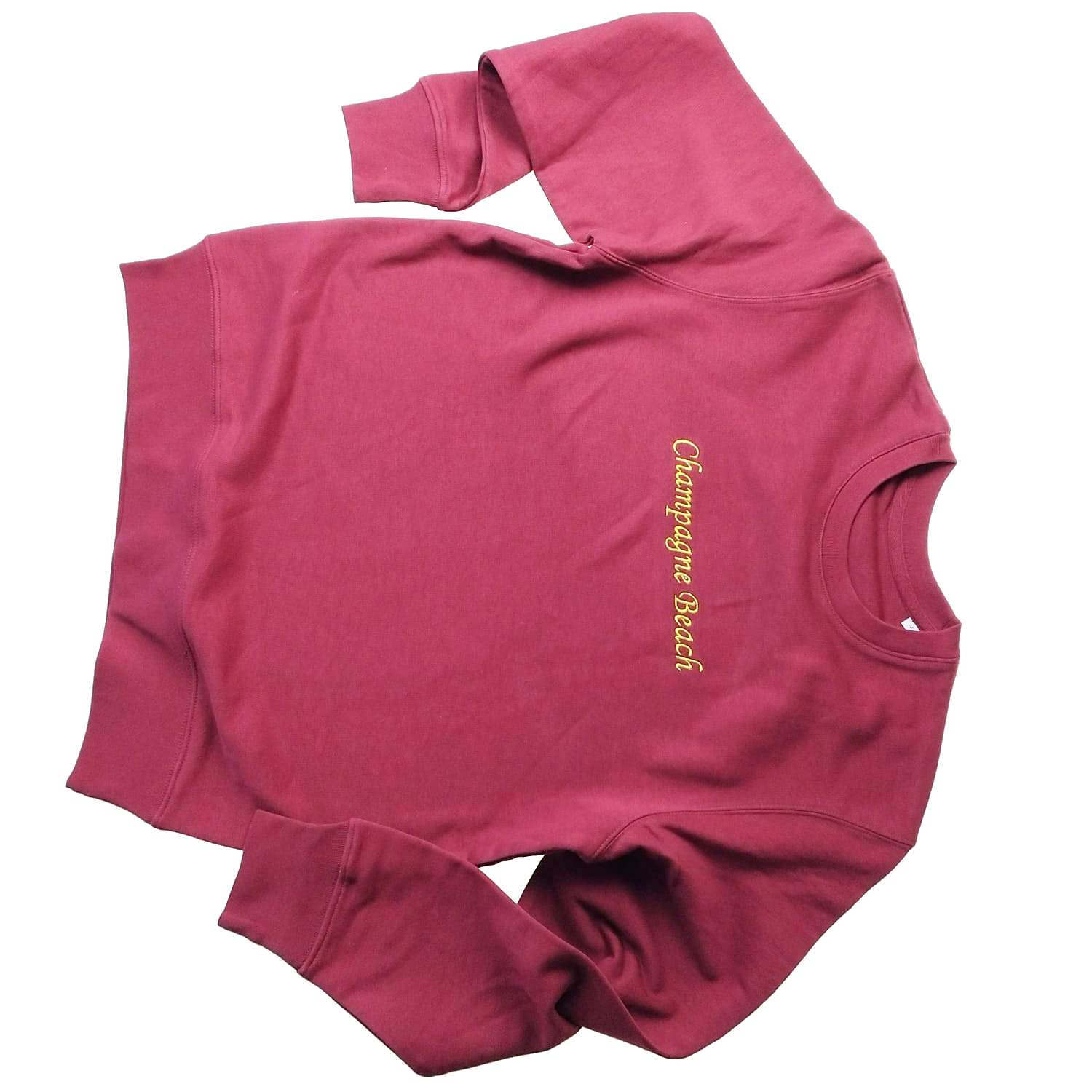 Champagne beach sweater Ruby red 3