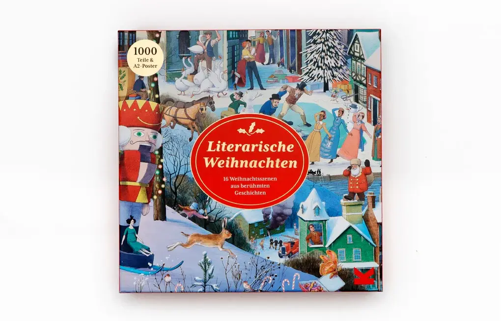 VFMK Literary Christmas 1000 Piece Puzzle Literature Holiday