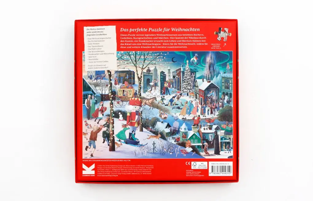 VFMK Literary Christmas 1000 Piece Puzzle Literature Holiday1