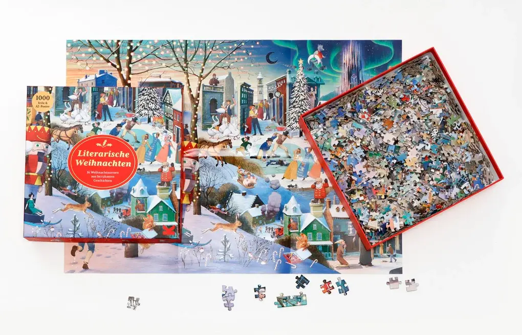 VFMK Literary Christmas 1000 Piece Puzzle Literature Holiday4