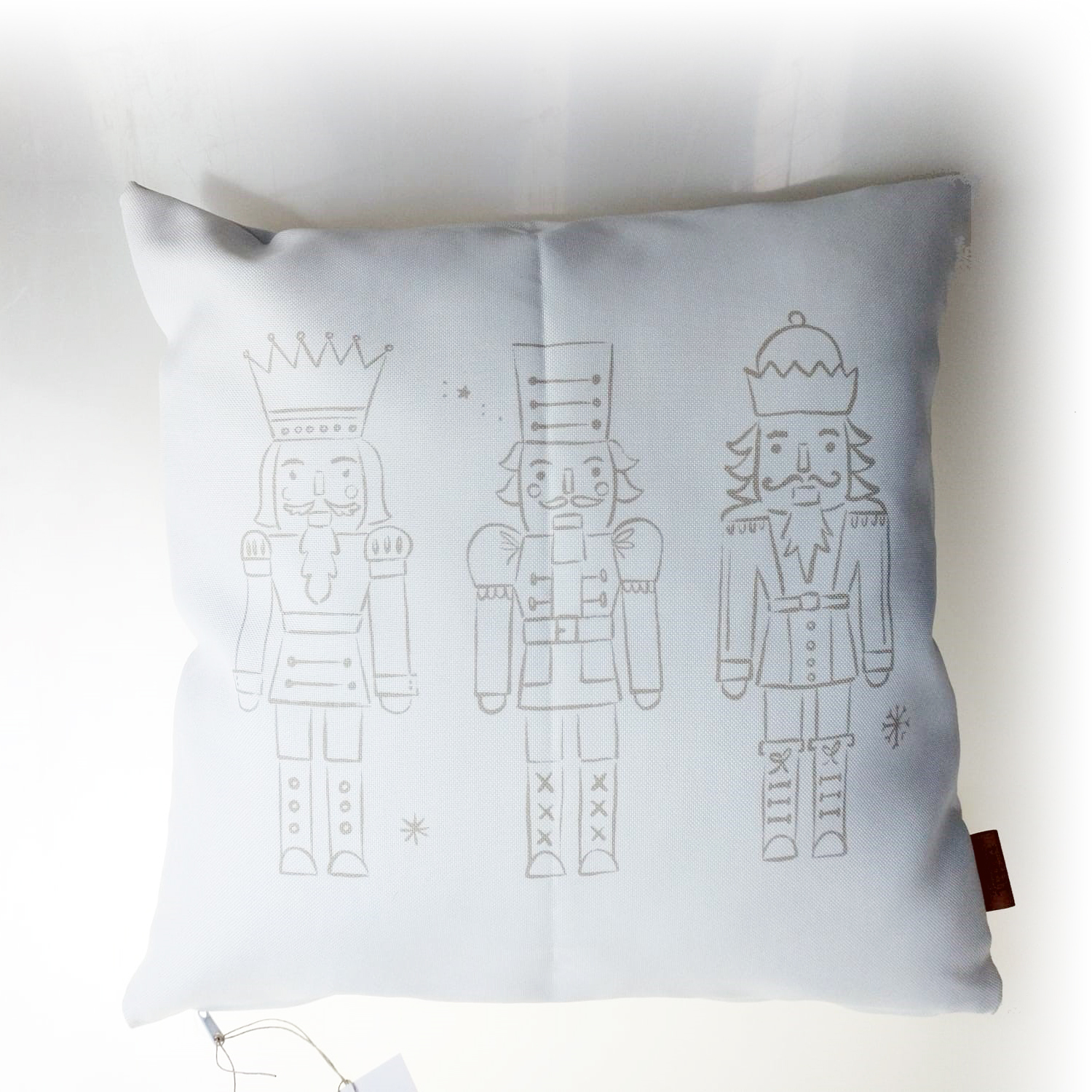 VFMK Textilwerk Nutcracker Cushion 40x40 white