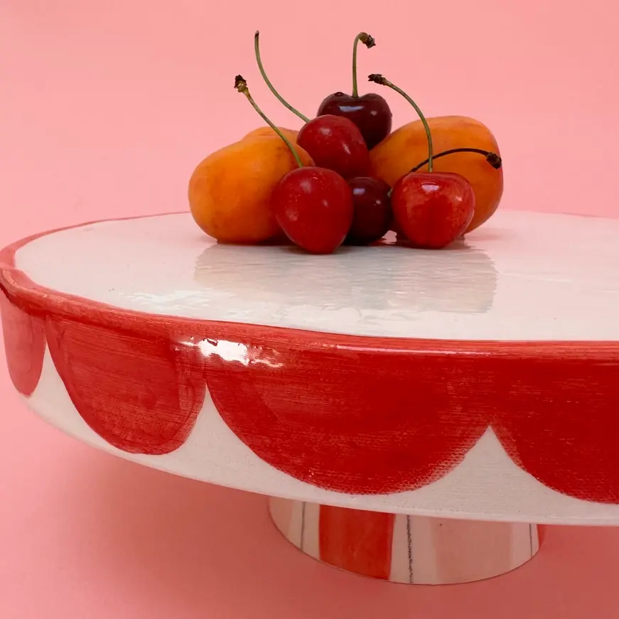 Vfmk odeon studio ceramic handmade cake stand2